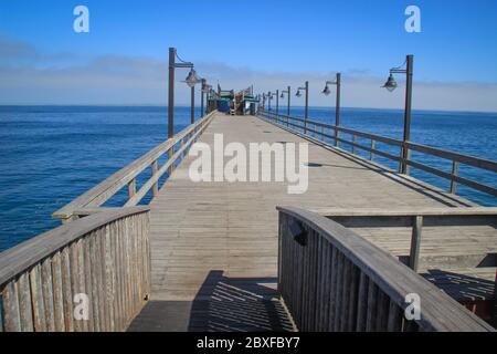 Swakopmund, Namibia - Molo sulla costa atlantica Foto Stock