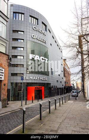 FACT (Fondazione per l'Arte e la tecnologia creativa) picturehouse, cinema e galleria di media, Wood Street, Liverpool Foto Stock