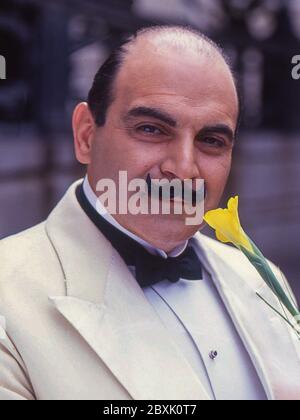 David Suchet come Hercule Poirot Foto Stock