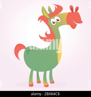 Cavallo di cartone animato. Illustrazione vettoriale Illustrazione Vettoriale