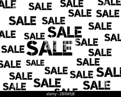 Banner pubblicitari in vendita con testo in vendita ovunque. Ideale per banner promozionali, offerte di vendita ecc. Foto Stock