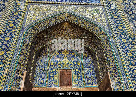 Imam moschea, Isfahan, Iran Foto Stock