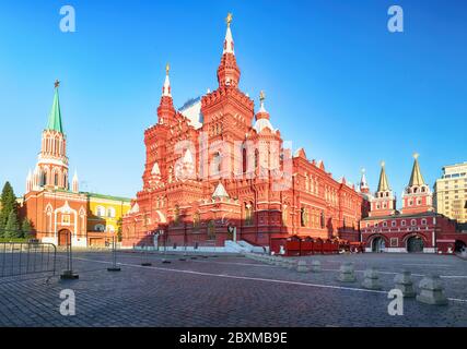 Mosca - museo storico statale presso la Piazza Rossa, Russia Foto Stock