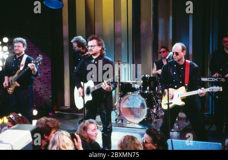 Extratour, Comedy- und Musikshow, Deutschland 1985 - 1989, Gaststar: Heinz Rudolf Kunze und Band Foto Stock