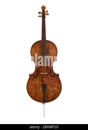 Violoncello isolato Foto Stock