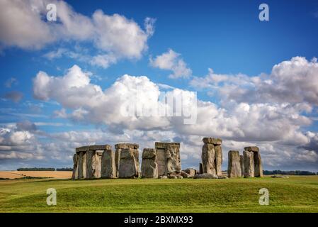 Stonehenge, Regno Unito Foto Stock