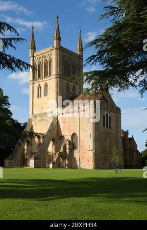 Pershore Abbey, Pershore, Worcestershire, England, Regno Unito, Europa Foto Stock