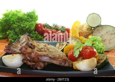 Piastra di griglia Foto Stock