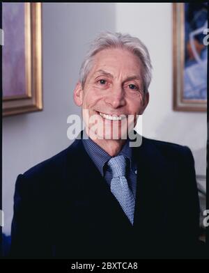 Charlie Watts, il batterista delle Rolling Stones Foto Stock