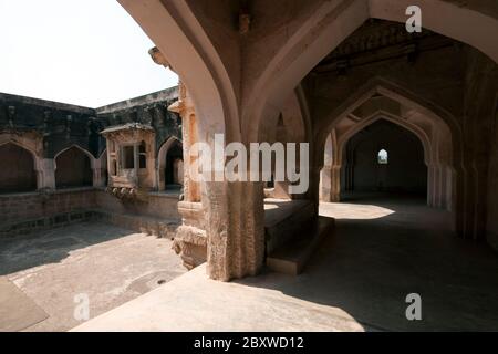 bagno di regine a hampi karnataka india Foto Stock