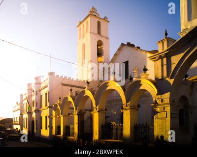 Basilica de San Francisco de Charcas a Sucre, Bolivia, Sud America. Foto Stock