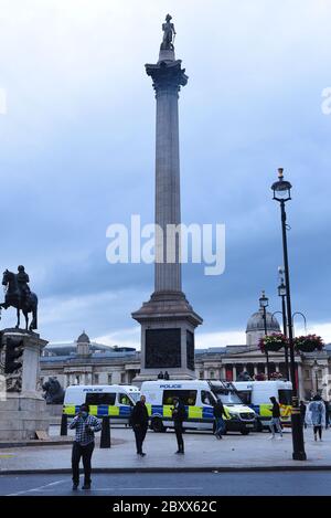 Black Lives Matter Vauxhall to Whitehall March, Londra, Regno Unito, 07 giugno 2020. Credito: Alamy News Foto Stock