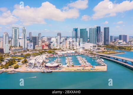 Il centro di Miami Foto Stock