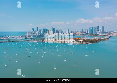 Il centro di Miami Foto Stock