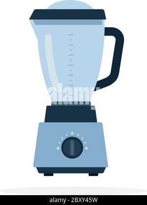 Miscelatore vettore piatto isolato Illustrazione Vettoriale