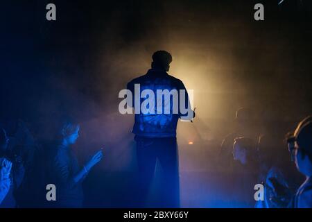 Scena di concerto Foto Stock