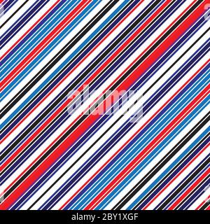 Ripetizione senza giunture con linee di colore oblique Illustrazione Vettoriale