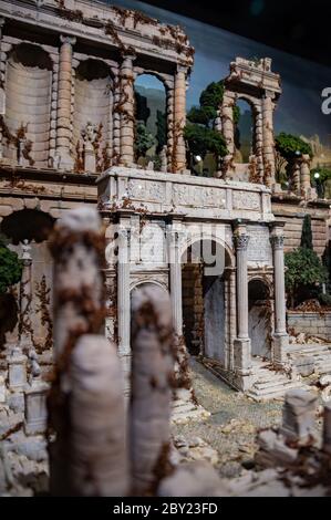 Taipei, 2 GENNAIO 2011 - primo piano di belle arti in miniatura nel Museo delle miniature di Taiwan Foto Stock