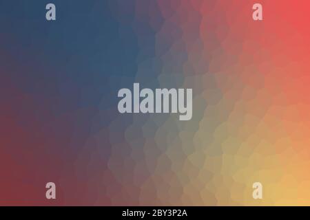 Astratto sfondo di cella sfumata multicolore in colori trendy 2020 Foto Stock