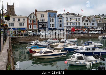 Dartmouth Inner Harbour Dartmouth Devon Inghilterra Regno Unito Foto Stock