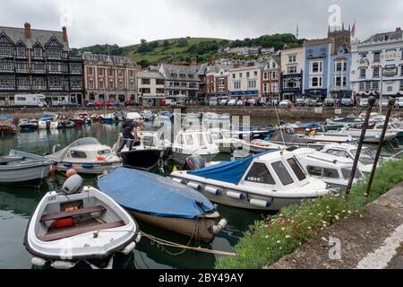 Dartmouth Inner Harbour Dartmouth Devon Inghilterra Regno Unito Foto Stock