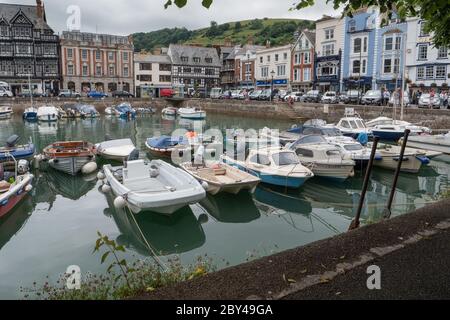 Dartmouth Inner Harbour Dartmouth Devon Inghilterra Regno Unito Foto Stock