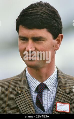 Vice Ammiraglio Sir Timothy, Tim Laurence al Windsor Horse Show, Inghilterra, 13 maggio 1989 Foto Stock