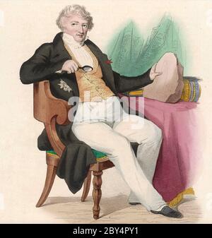 GEORGES CUVIER (1769-1832) naturalista e zoologo francese Foto Stock