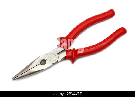 pinze con manici rossi Foto Stock
