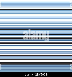 Motivo senza giunture con linee colorate orizzontali Illustrazione Vettoriale