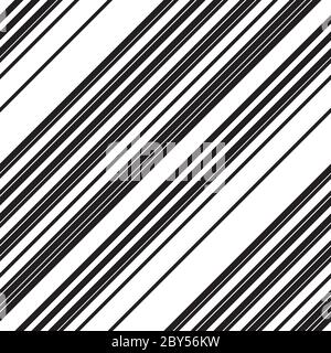 Motivo senza giunture con linee nere oblique Illustrazione Vettoriale