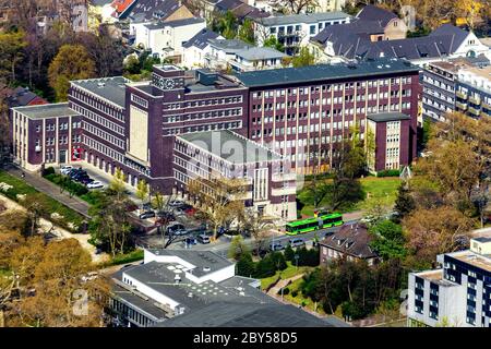 municipio di Oberhausen a Grillopark, 10.04.2019, Luftbild, Germania, Renania Settentrionale-Vestfalia, Ruhr Area, Oberhausen Foto Stock