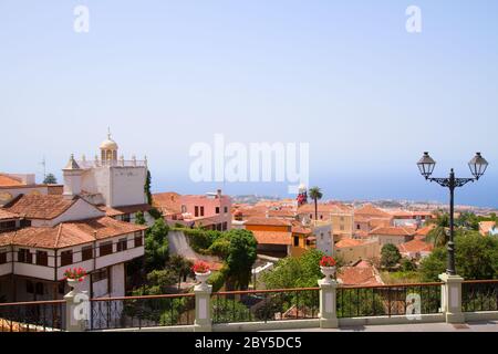 Cityline di La Orotava Tenerife Foto Stock