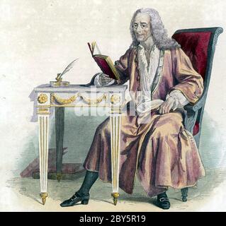 VOLTAIRE (1694-1778) filosofo e storico francese Foto Stock