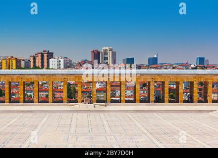 Mustafa Kemal Ataturk mausoleo di Ankara Turchia Foto Stock