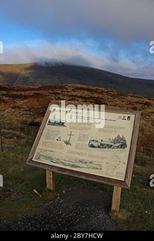 Passo di montagna da Bala a Bwlch Y Groes, Mid Wales Foto Stock