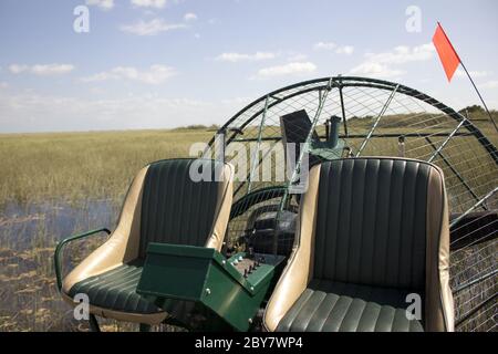 Everglades Swamp Air Boat motoscafo aereo Foto Stock