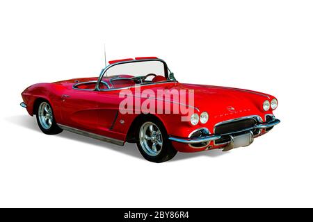 1962 Corvette Roadster Custom Foto Stock