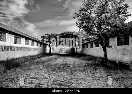 Il campo di Tarrafal (campo da morte Lenta) è stato un campo di prigionia della colonia portoghese di Capo Verde Foto Stock