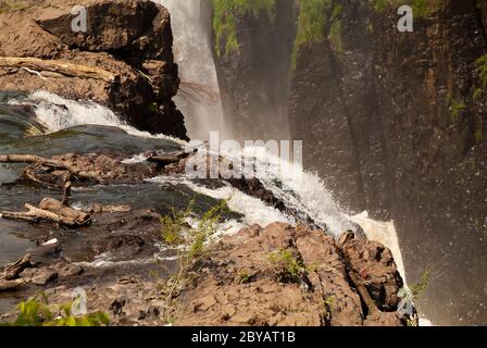 PARKS AND RECRERATION VOLUME 3: Paterson Great Falls National Historic Park in New Jersey. Foto Stock
