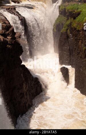 PARKS AND RECRERATION VOLUME 3: Paterson Great Falls National Historic Park in New Jersey. Foto Stock