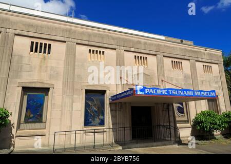 Pacific Tsunami Museum, città di Hilo, Hawaii, STATI UNITI D'AMERICA Foto Stock