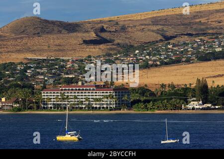 Lahaina Shores Resort, Lahaina, Maui Island, Hawaii, Stati Uniti Foto Stock