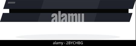 Console di gioco vettoriale piatta isolato Illustrazione Vettoriale