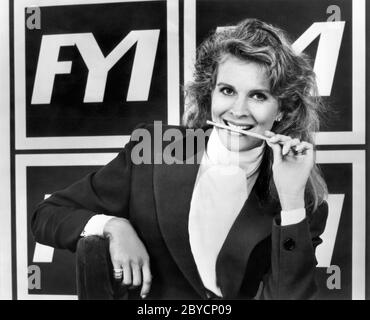 Candice Bergen, Ritratto pubblicitario per la serie TV, 'Murphy Brown', CBS-TV, foto di Tony Esparza, 1988 Foto Stock