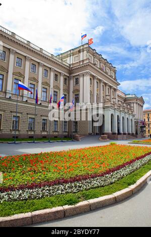 San Pietroburgo. Un edificio di Assemblea legislativa Foto Stock