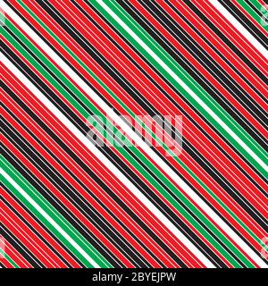 Ripetizione senza giunture con linee di colore oblique Illustrazione Vettoriale