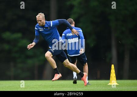 Karlsruhe, Germania. 10 Giugno 2020. Philipp Hofmann (KSC). GES/Football/2° Bundesliga: Allenamento di Karlsruher SC, 10.06.2020 Calcio: 2° Lega: Allenamento di Karlsruher SC, 10 giugno 2020 | utilizzo in tutto il mondo Credit: dpa/Alamy Live News Foto Stock