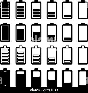 Icona della batteria - Illustrazione vettoriale Illustrazione Vettoriale