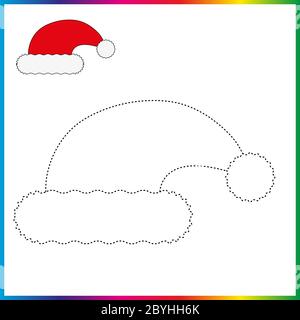 VASO , collegare i punti e la pagina da colorare. Foglio di lavoro - gioco per bambini. Ripristinare linea tratteggiata - gioco traccia per bambini. Gioco puzzle Illustrazione Vettoriale